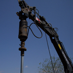 Typical Helical Pier Drill Head